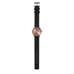 Tube Watch T32 // Rose Gold // Black Leather