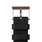 Tube Watch T32 // Rose Gold // Black Leather