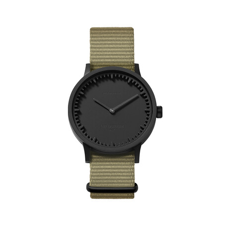 Tube Watch T40 // Black // Sand Nato