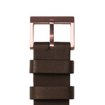 Tube Watch T40 // Rose Gold // Brown Leather