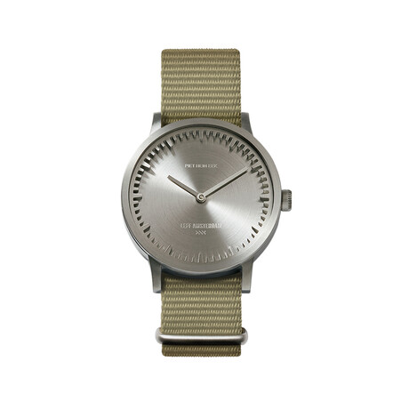 Tube Watch T40 // Steel // Sand Nato