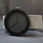 Tube Watch D38 // Black // Sand Cordura + Leather