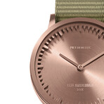 Tube Watch T40 // Rose Gold // Sand Nato