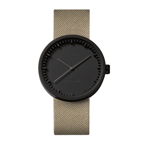 Tube Watch D42 // Black // Sand Cordura + Leather