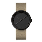 Tube Watch D42 // Black // Sand Cordura + Leather