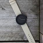 Tube Watch D42 // Black // Sand Cordura + Leather