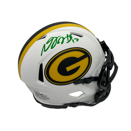 Davante Adams // Signed Lunar Mini Helmet // Green Bay Packers