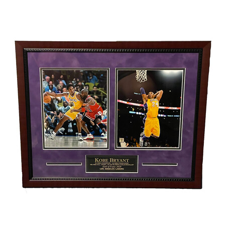 Kobe Bryant // Framed + Unsigned Photographs // Los Angeles Lakers