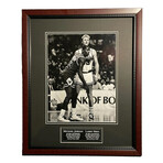 Larry Bird & Michael Jordan // Framed + Unsigned Photograph // Boston Celtics & Chicago Bulls