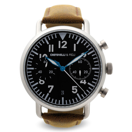 Chotovelli Tipo 11 Navigator Pilot Chronograph Mecha-Quartz // 1949-11