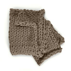 Yaasa Serenity Hand-Knit Weighted Blanket // Sand (15lb)