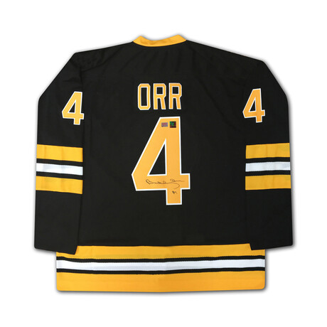 Bobby Orr // Signed 1970 Goal Celebration Jersey // Black