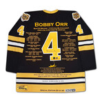 Bobby Orr // CCM Edition Career Jersey // Signed Special Edition of 44 // Boston Bruins