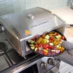BakerStone Indoor Series Gas Stove Top Pizza Oven Kit