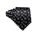 Macke Silk Tie // Black + White