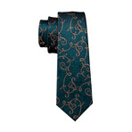 Greco Silk Tie // Forest Green