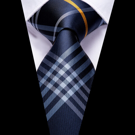 Morrison Handmade Silk Tie // Navy