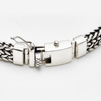 Bali Handmade Double Foxtail Bracelet // Silver