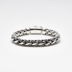 Bali Handmade Braided Bracelet // Silver