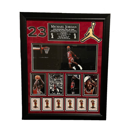 Michael Jordan // Framed Collage + Unsigned // Chicago Bulls