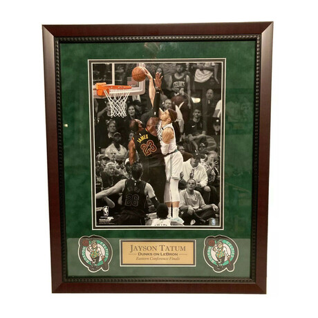 Jayson Tatum // Framed + Unsigned Photograph // Boston Celtics