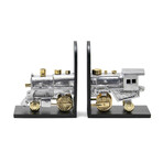 Locomotive Bookends