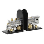 Locomotive Bookends