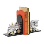 Locomotive Bookends