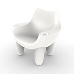 Splash Mibster Chair // White (Single)