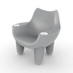 Splash Mibster Chair // Medium Gray (Single)