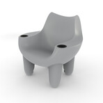 Splash Mibster Chair // Medium Gray (Single)