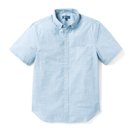 Woven Rattan Tailored Shirt // Stellar Blue (XS)