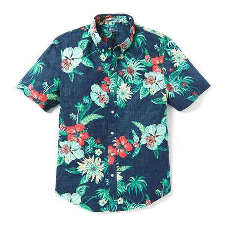 Hana In Paradise Tailored Shirt // Dress Blues (XS)