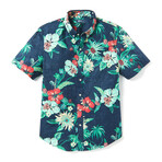 Hana In Paradise Tailored Shirt // Dress Blues (XS)