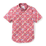 Summer Commemorative Tailored Shirt // Burgundy (M)