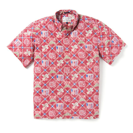 Summer Commemorative Button Front // Burgundy (XS)