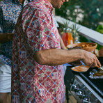 Summer Commemorative Button Front // Burgundy (XS)