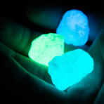 Glow-In-The-Dark Marble Stones // Ethereal Blue