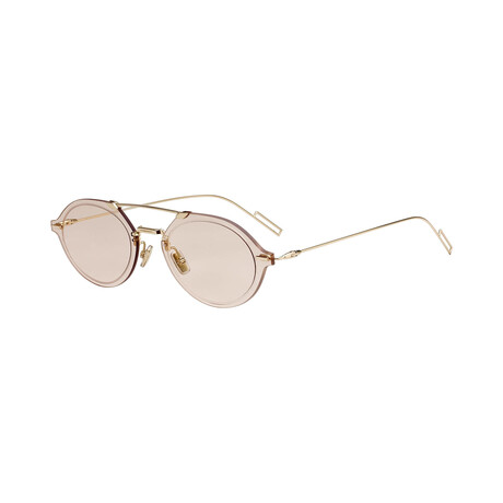 Men's CHROMA3S-0J5G-VC Sunglasses // Gold + Pink