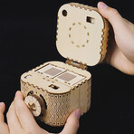 DIY Mechanical Gear 3D Wooden Puzzle // Treasure box