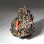 Genuine Crocoite on Hematite Matrix