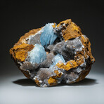 Genuine Blue Barite Crystal Cluster