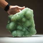 Genuine Green Fluorite Crystal Cluster + Acrylic Display Stand