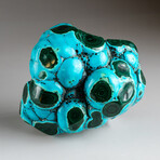 Genuine Polished Bulls Eye Malachite and Chrysocolla Cluster