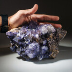 Genuine Purple Fluorite Crystal Cluster // V1