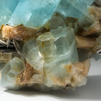 Genuine Aquamarine on Muscovite