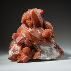 Genuine Red Quartz Hematite Crystal Cluster