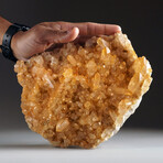 Genuine Tangerine Quartz Crystal Cluster + Acrylic Display Stand