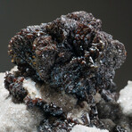 Genuine Sphalerite with Quartz + Dolomite Crystal Cluster