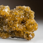 Genuine Yellow Fluorite Crystal Cluster